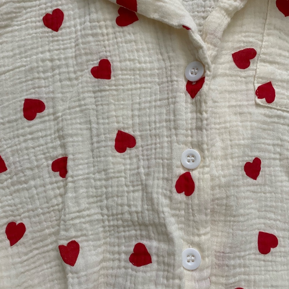Heart Pjs Size Small - image 2